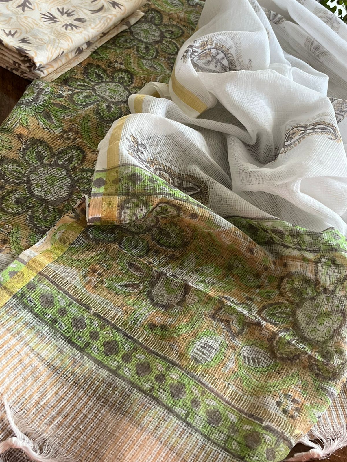 Pure Kota Cotton Handblock printed Suits