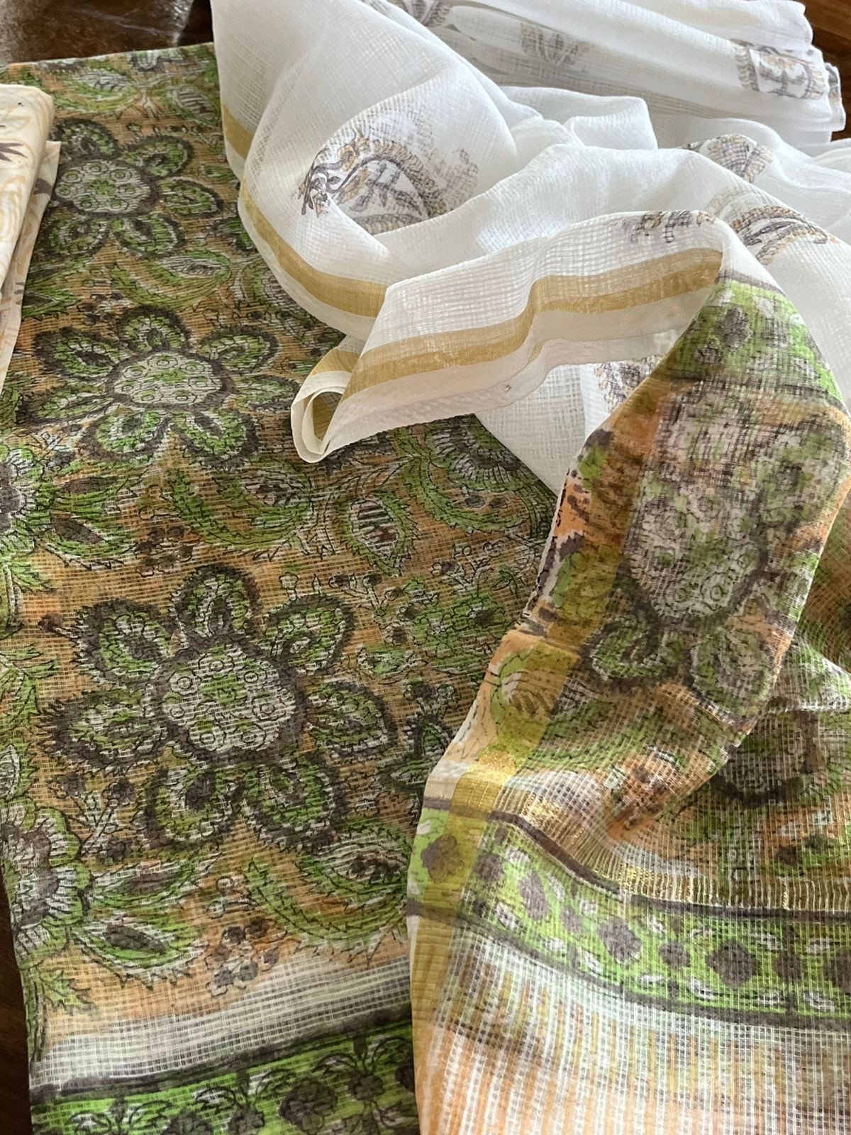 Pure Kota Cotton Handblock printed Suits