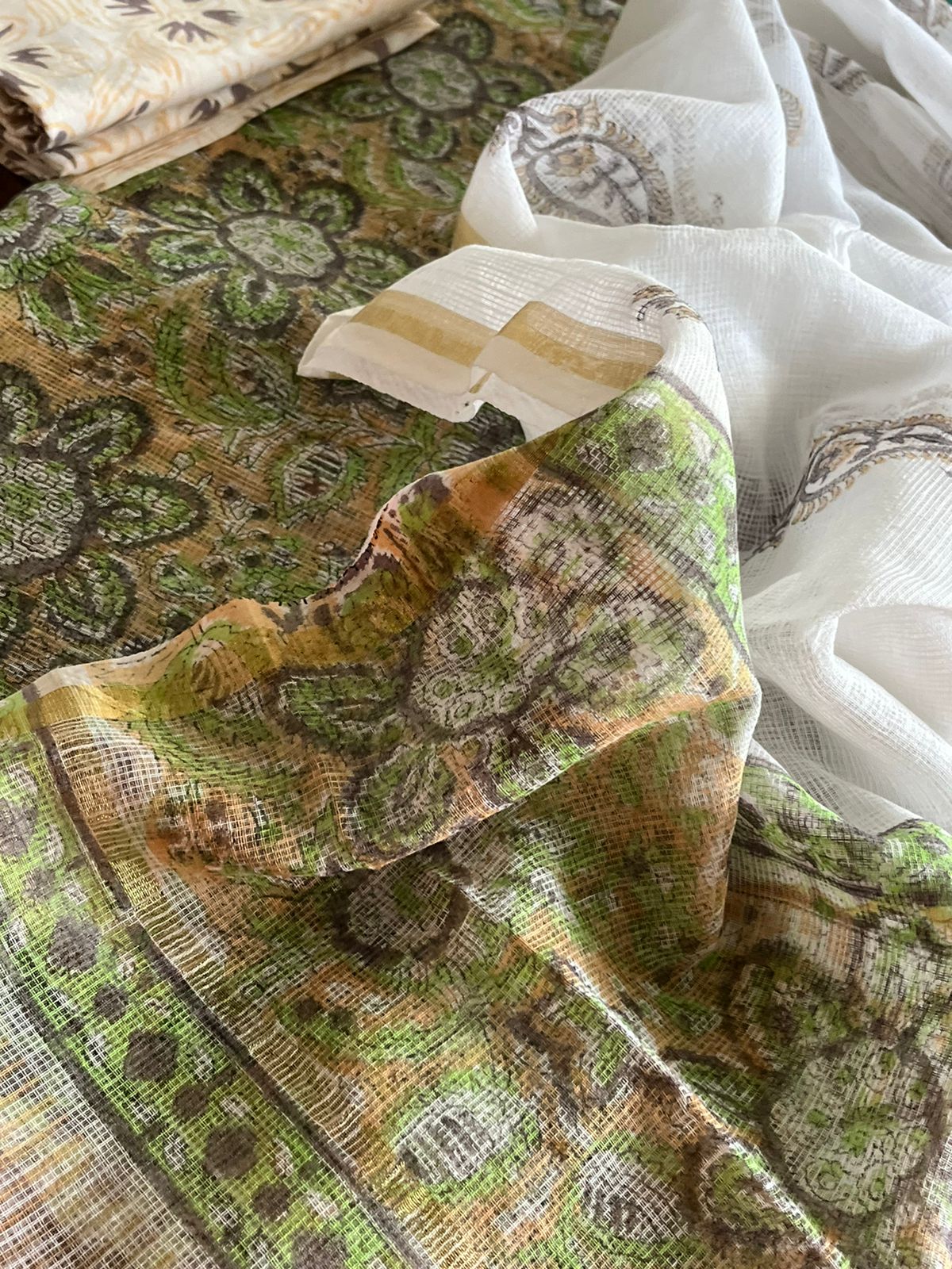Pure Kota Cotton Handblock printed Suits