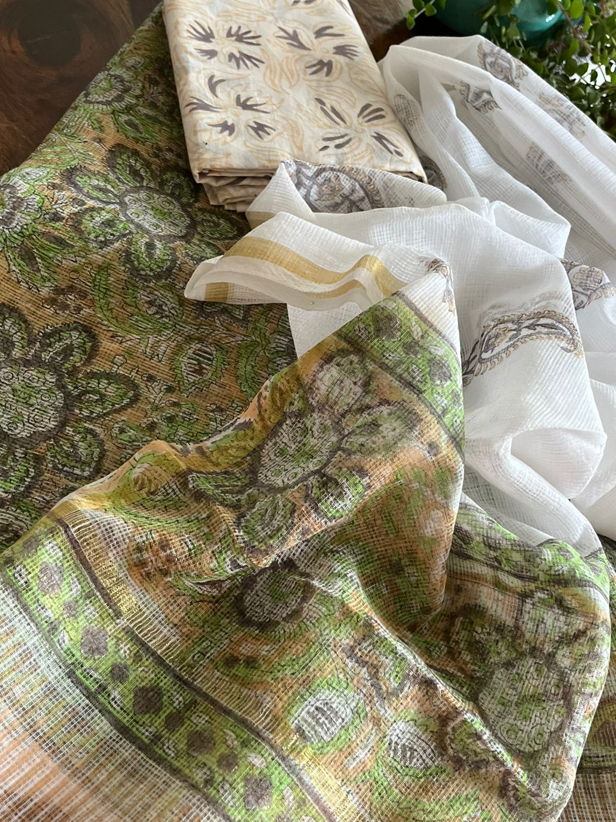 Pure Kota Cotton Handblock printed Suits