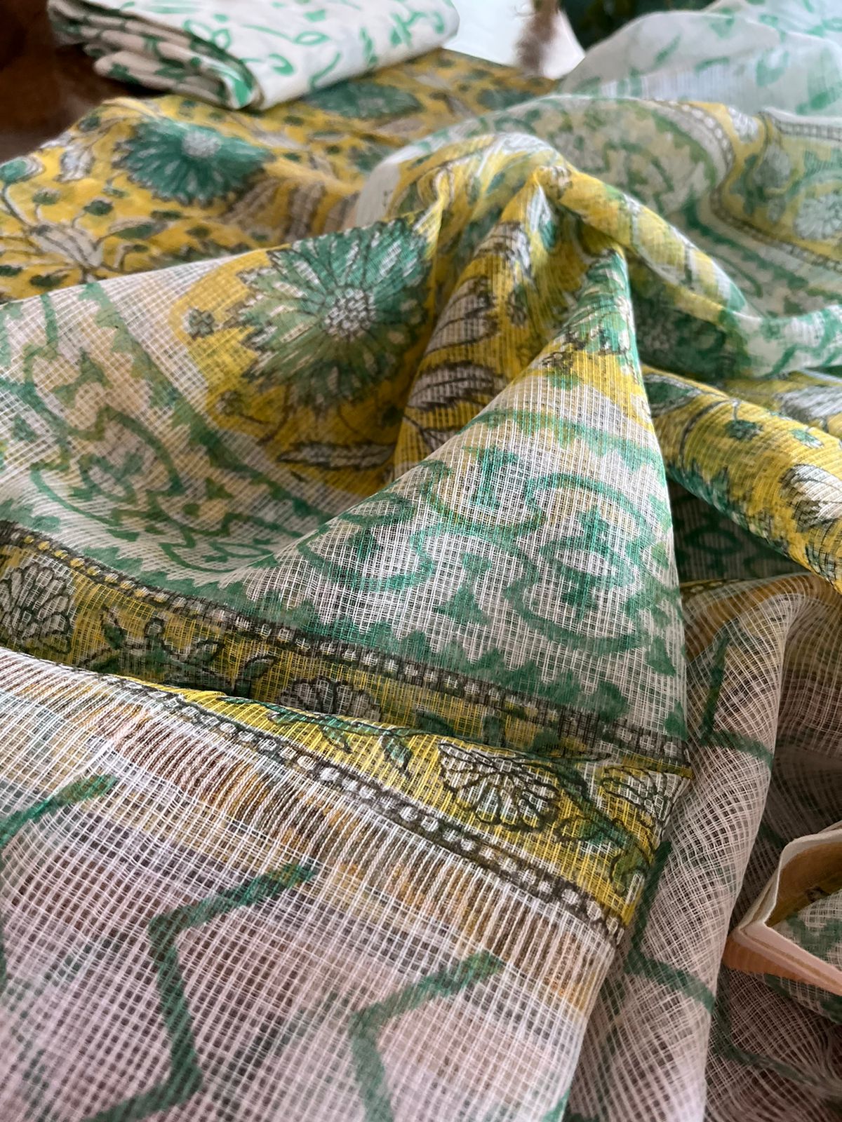 Pure Kota Cotton Handblock printed Suits