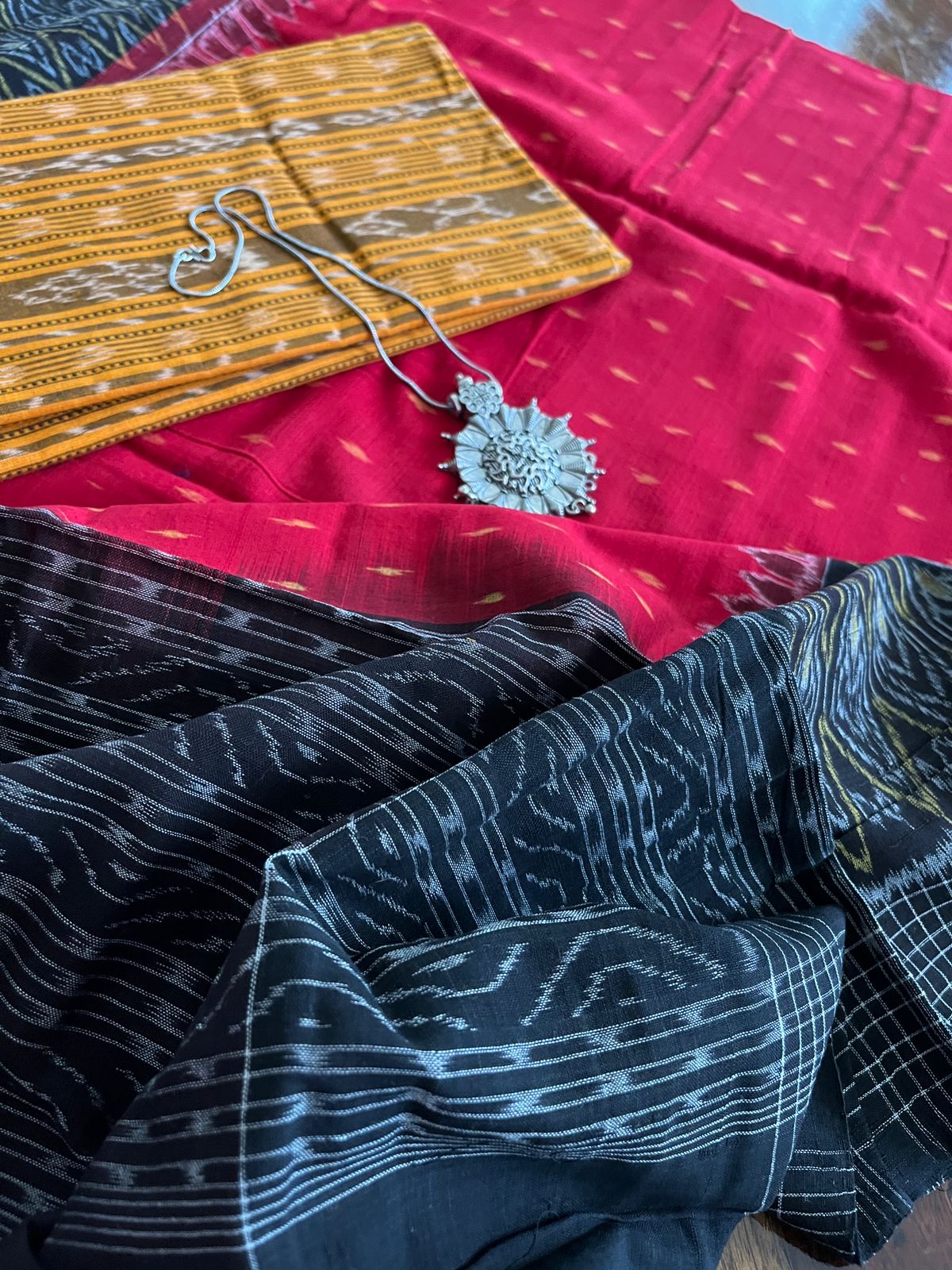Pure cotton Kurta Dupatta Sambhalpuri Handwoven Sets