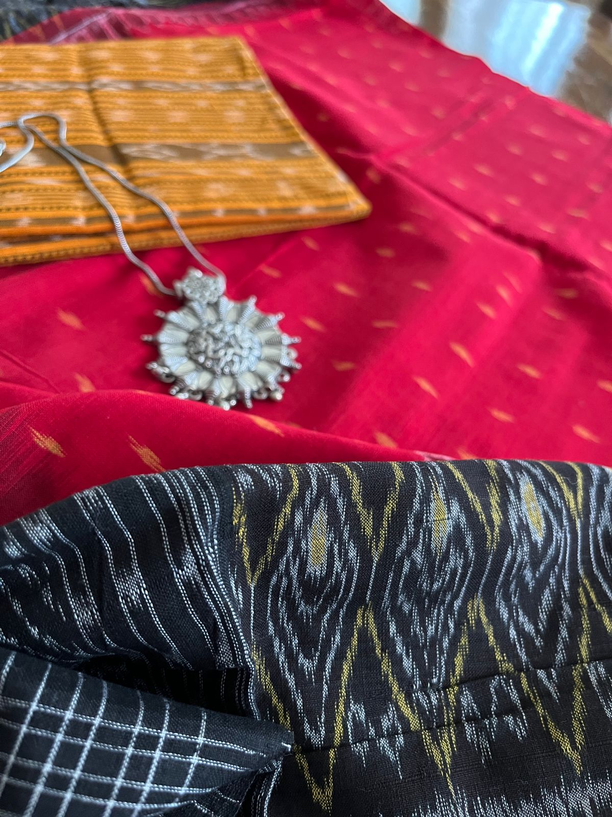 Pure cotton Kurta Dupatta Sambhalpuri Handwoven Sets