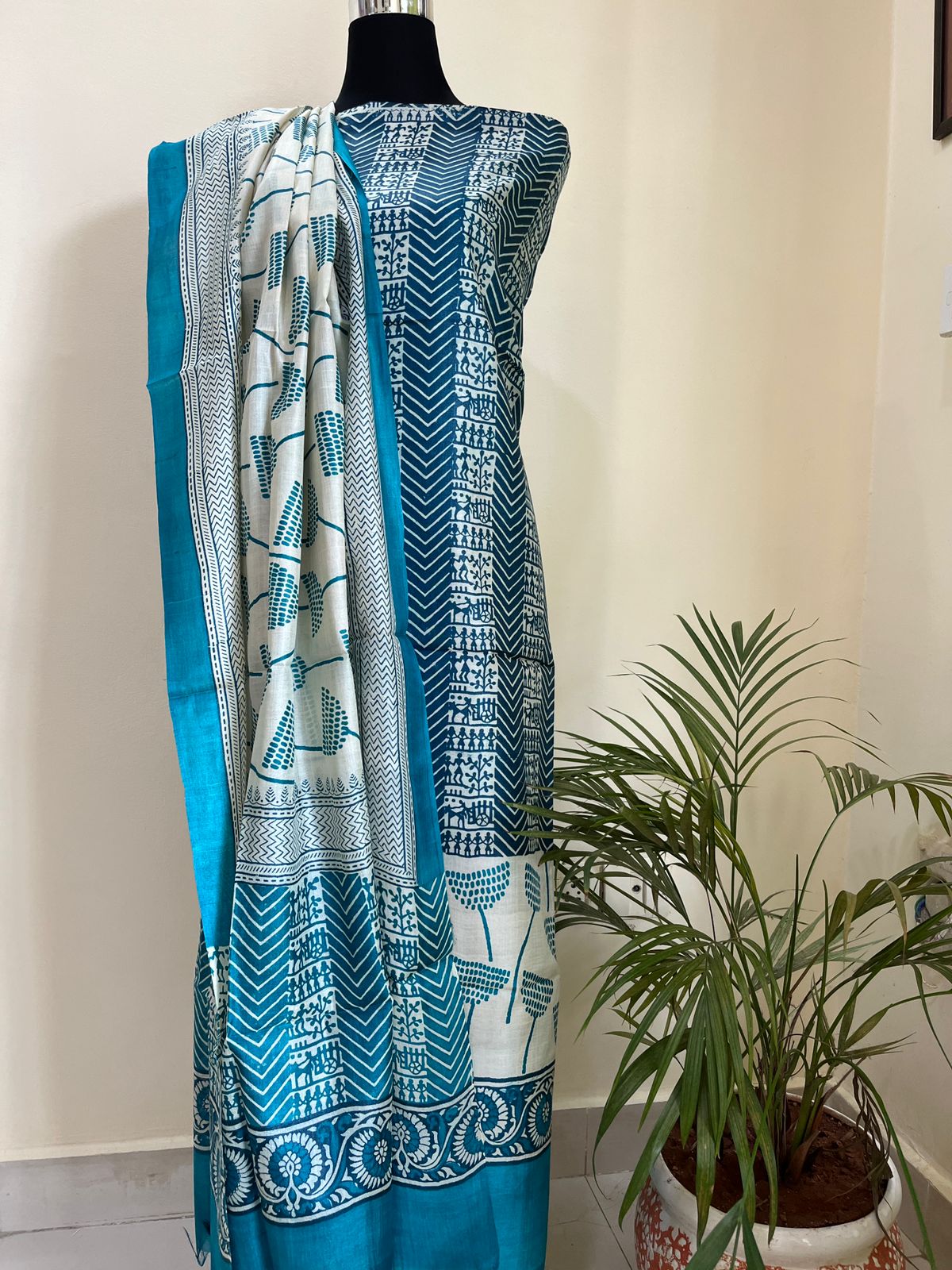 Beautiful Pure Tussar Silk Kurta Dupatta Sets