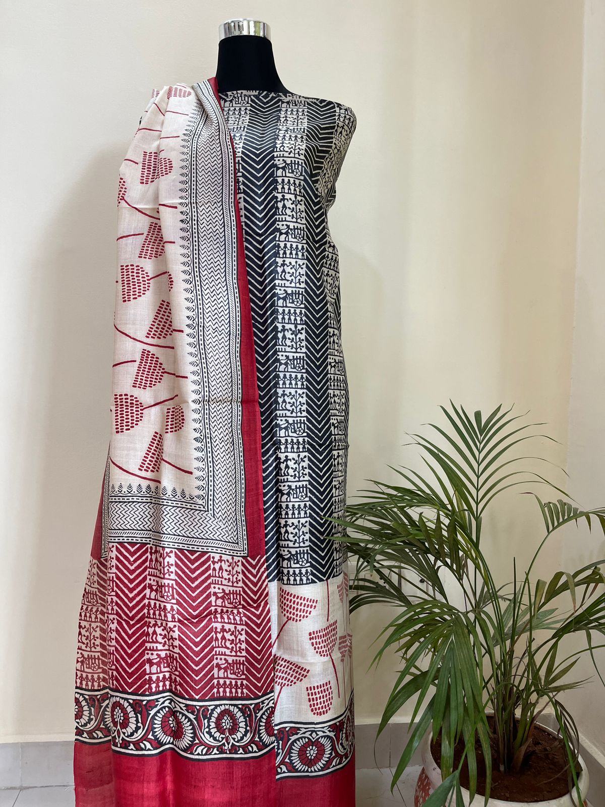 Beautiful Pure Tussar Silk Kurta Dupatta Sets