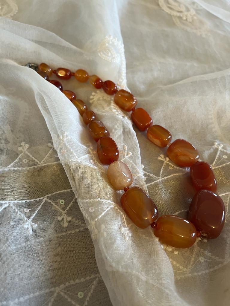 Beautiful Agate Beads neckpiece