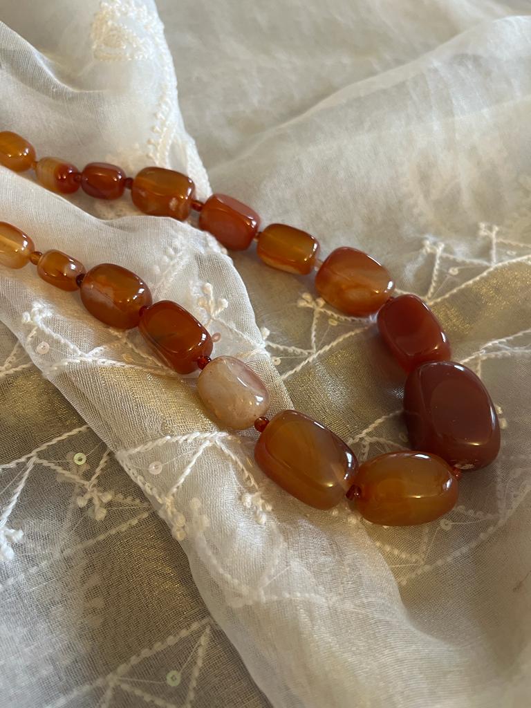 Beautiful Agate Beads neckpiece