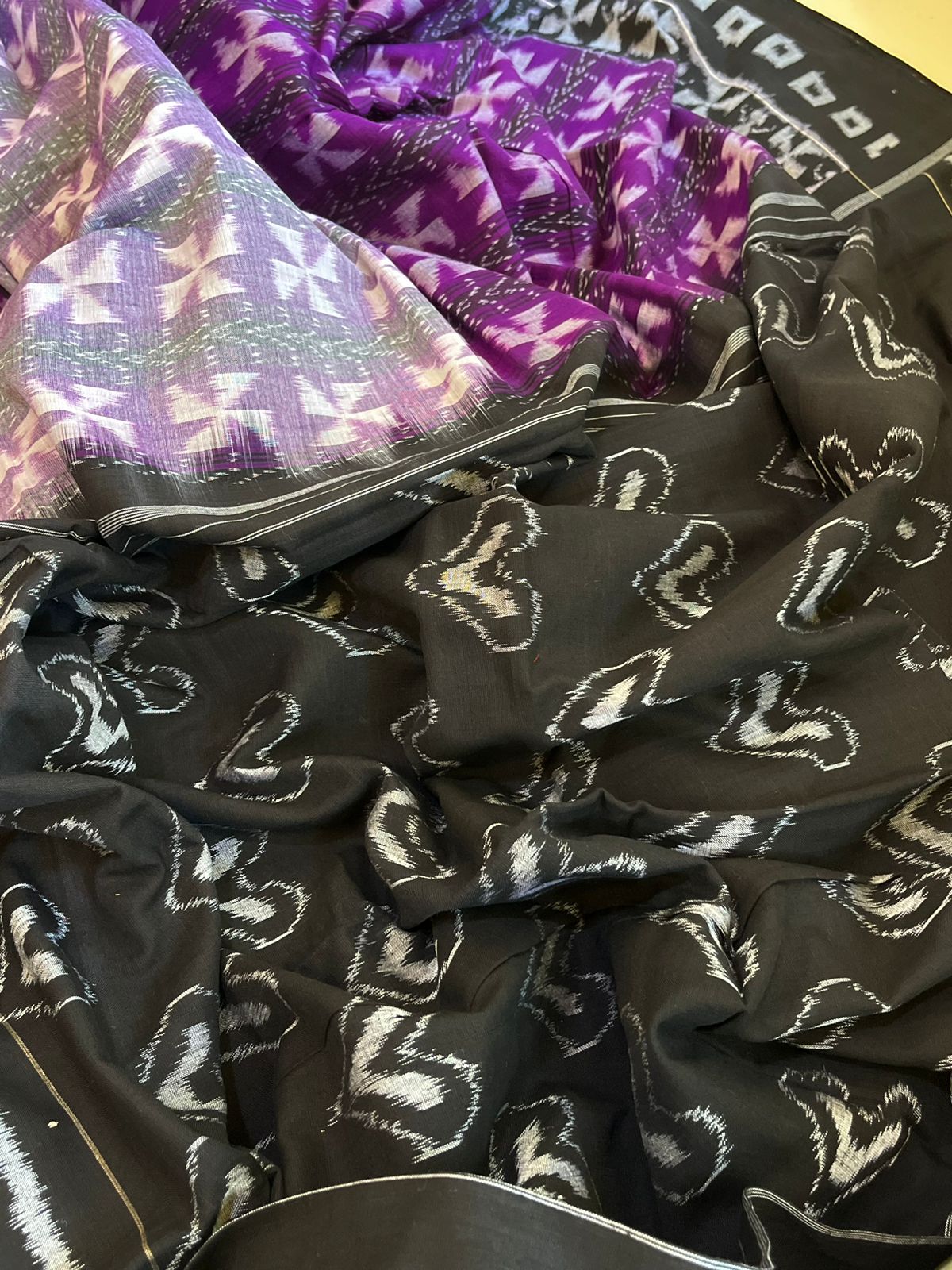 Sambhalpuri Multicolour Pure Cotton Handwoven Saree