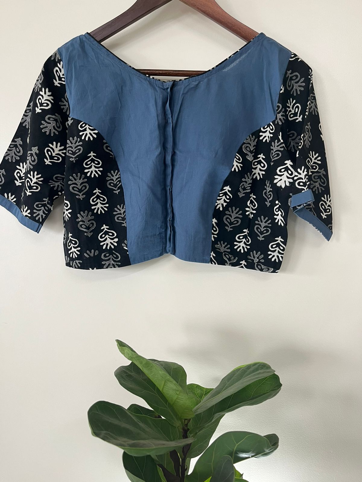 Printed Cotton Stitched Blouse
