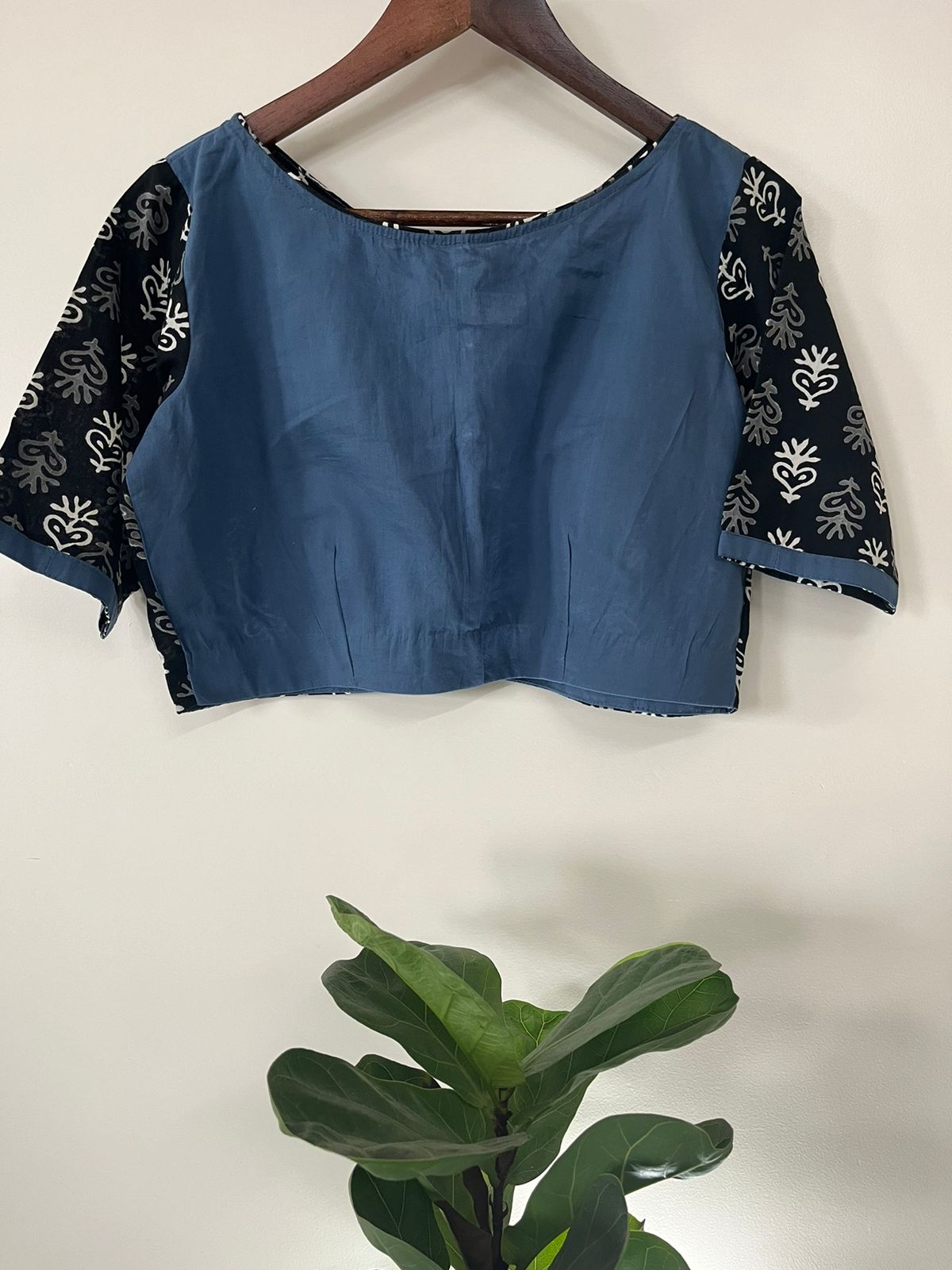 Printed Cotton Stitched Blouse