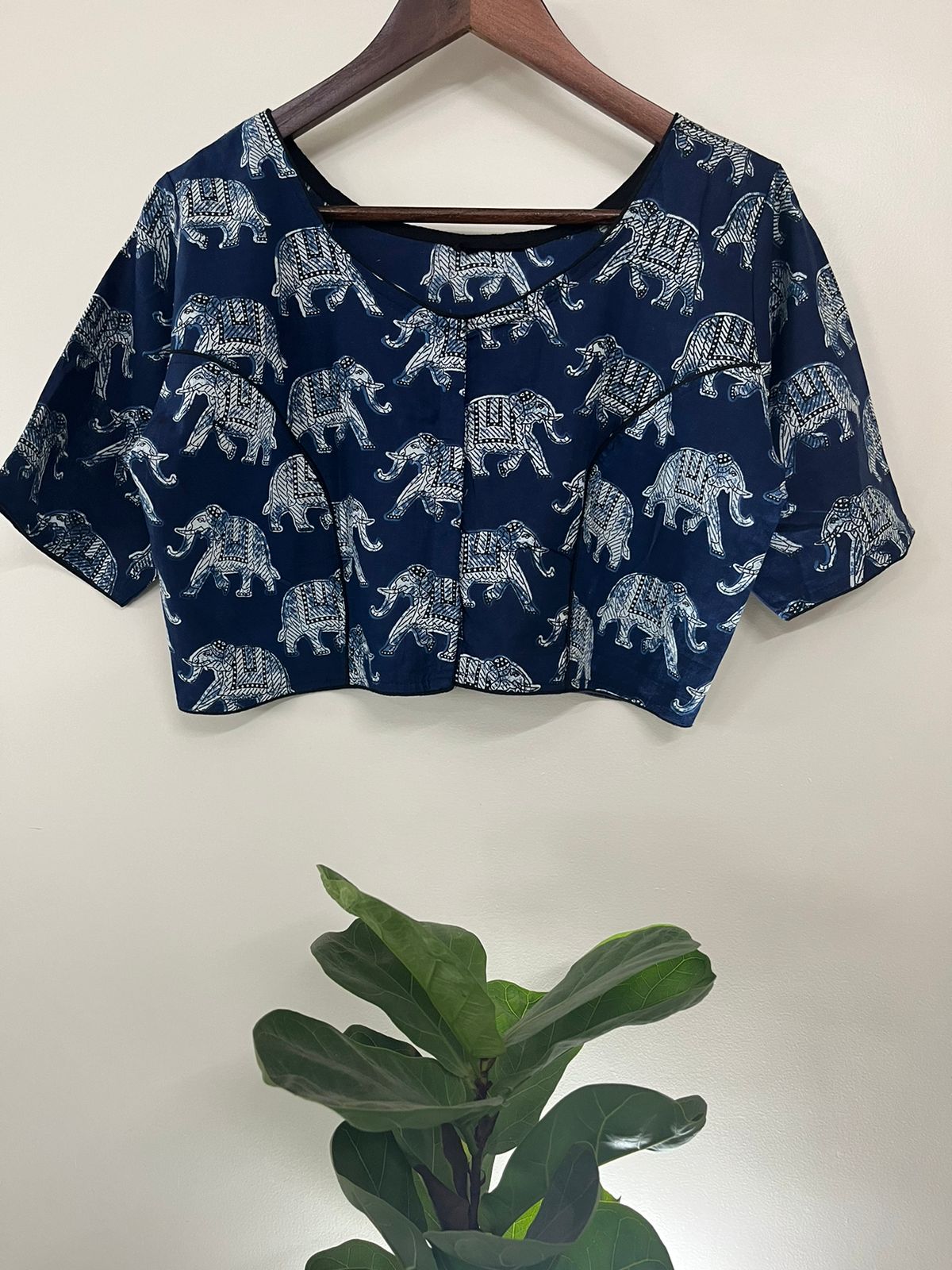 Printed Cotton Stitched Blouse