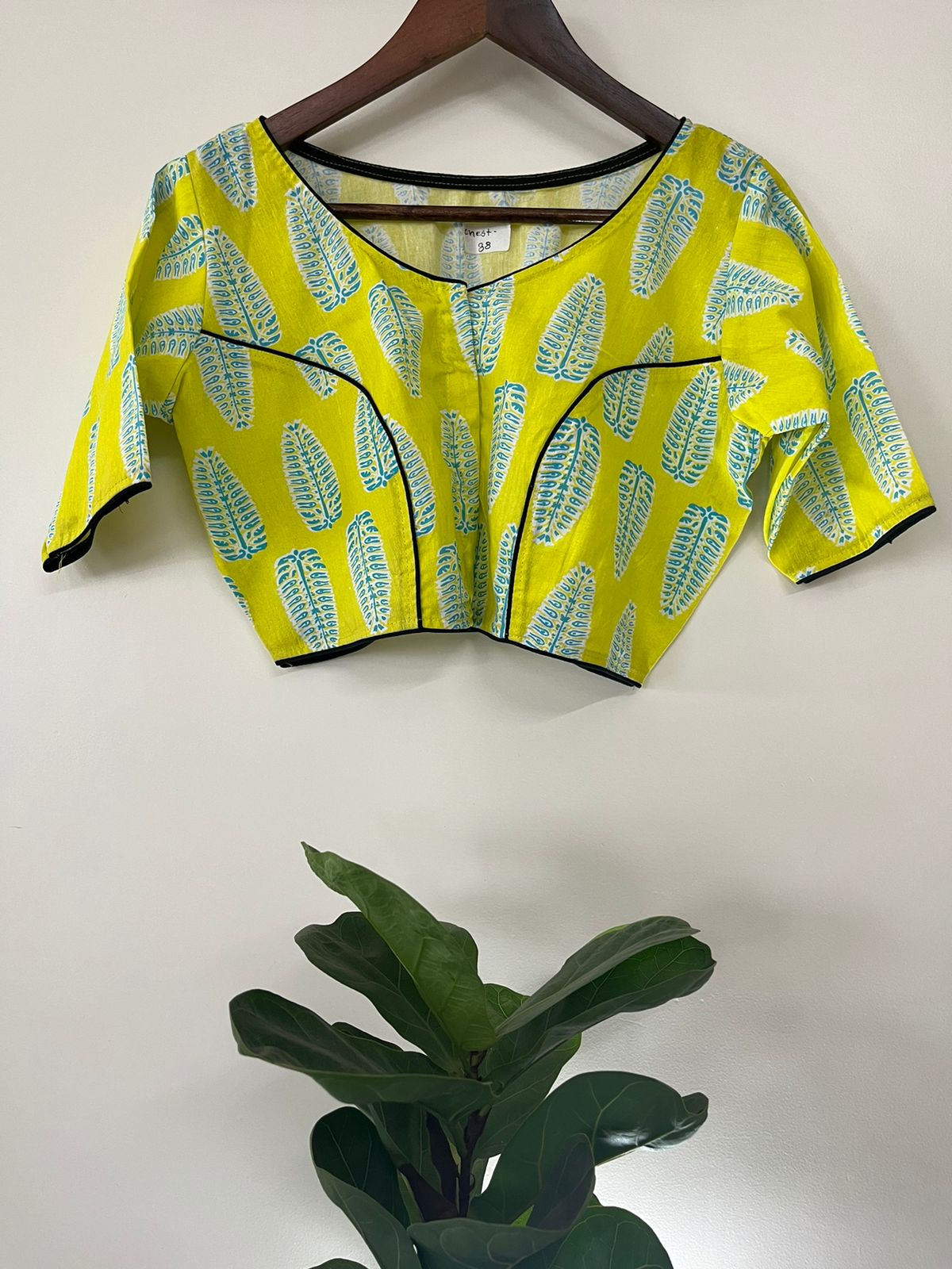 Printed Cotton Stitched Blouse