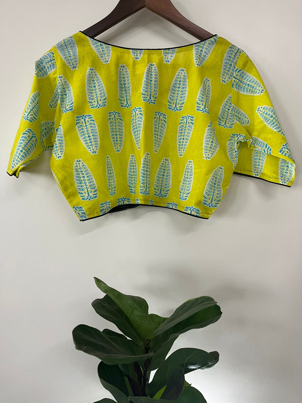 Printed Cotton Stitched Blouse