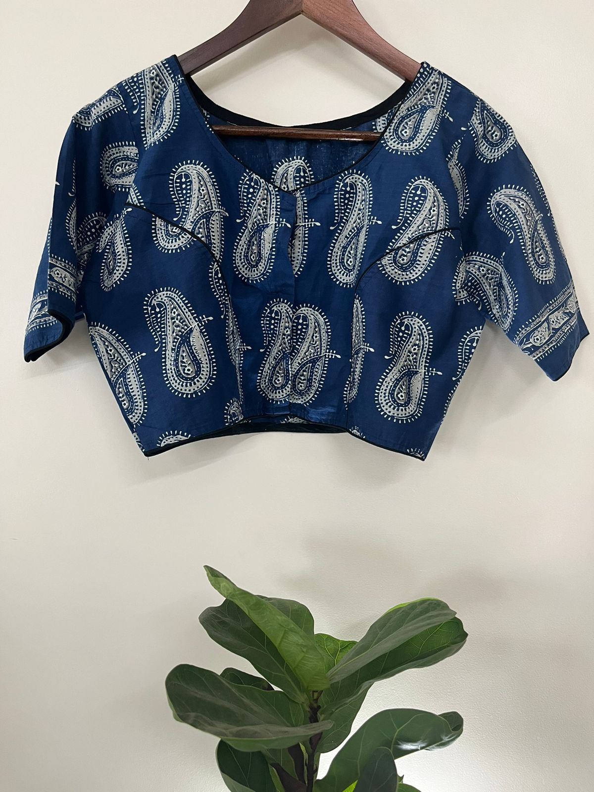 Printed Cotton Stitched Blouse