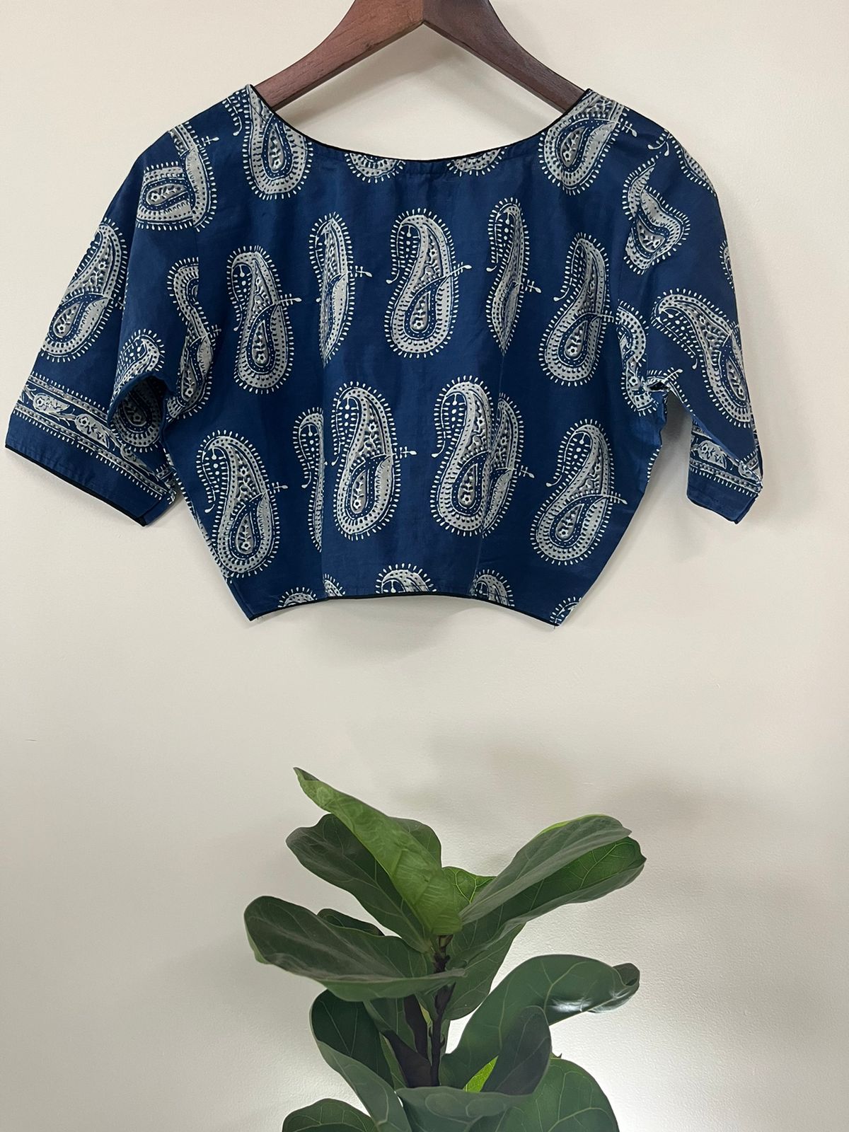 Printed Cotton Stitched Blouse
