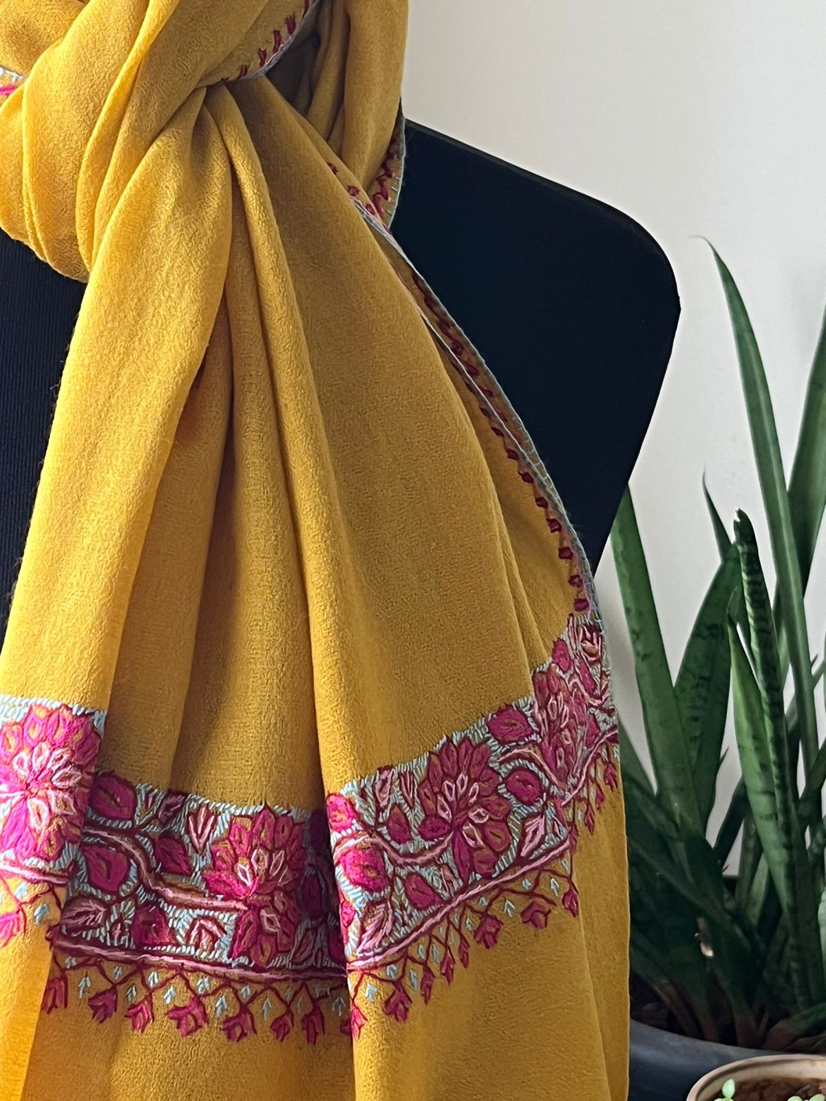 Beautiful Sozni Embroidered Handcrafted Woollen Stoles