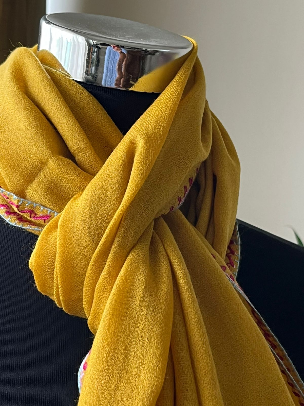 Beautiful Sozni Embroidered Handcrafted Woollen Stoles