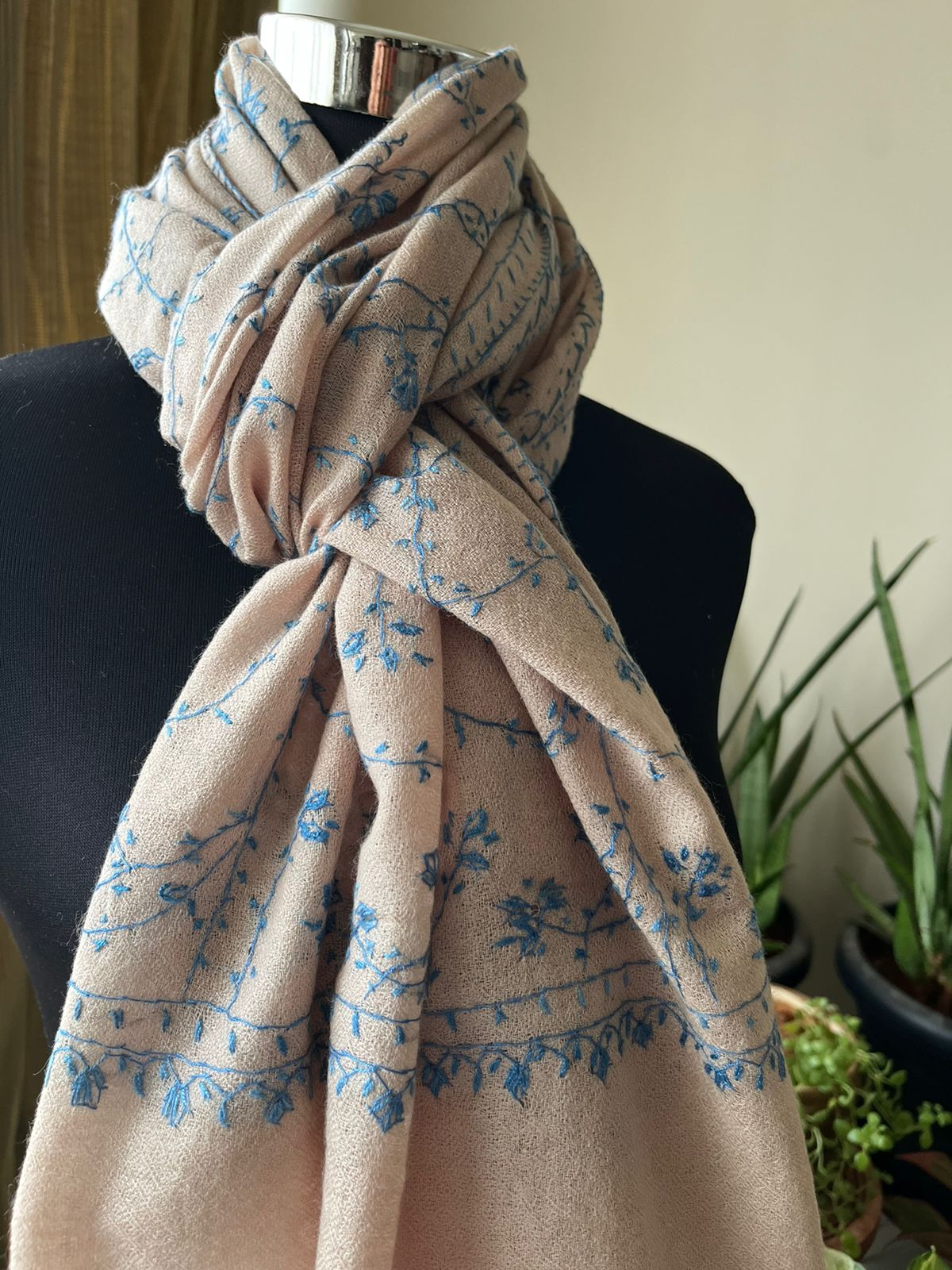 Beautiful Sozni Embroidered Handcrafted Woollen Stoles