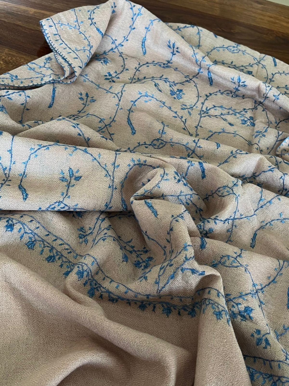 Beautiful Sozni Embroidered Handcrafted Woollen Stoles