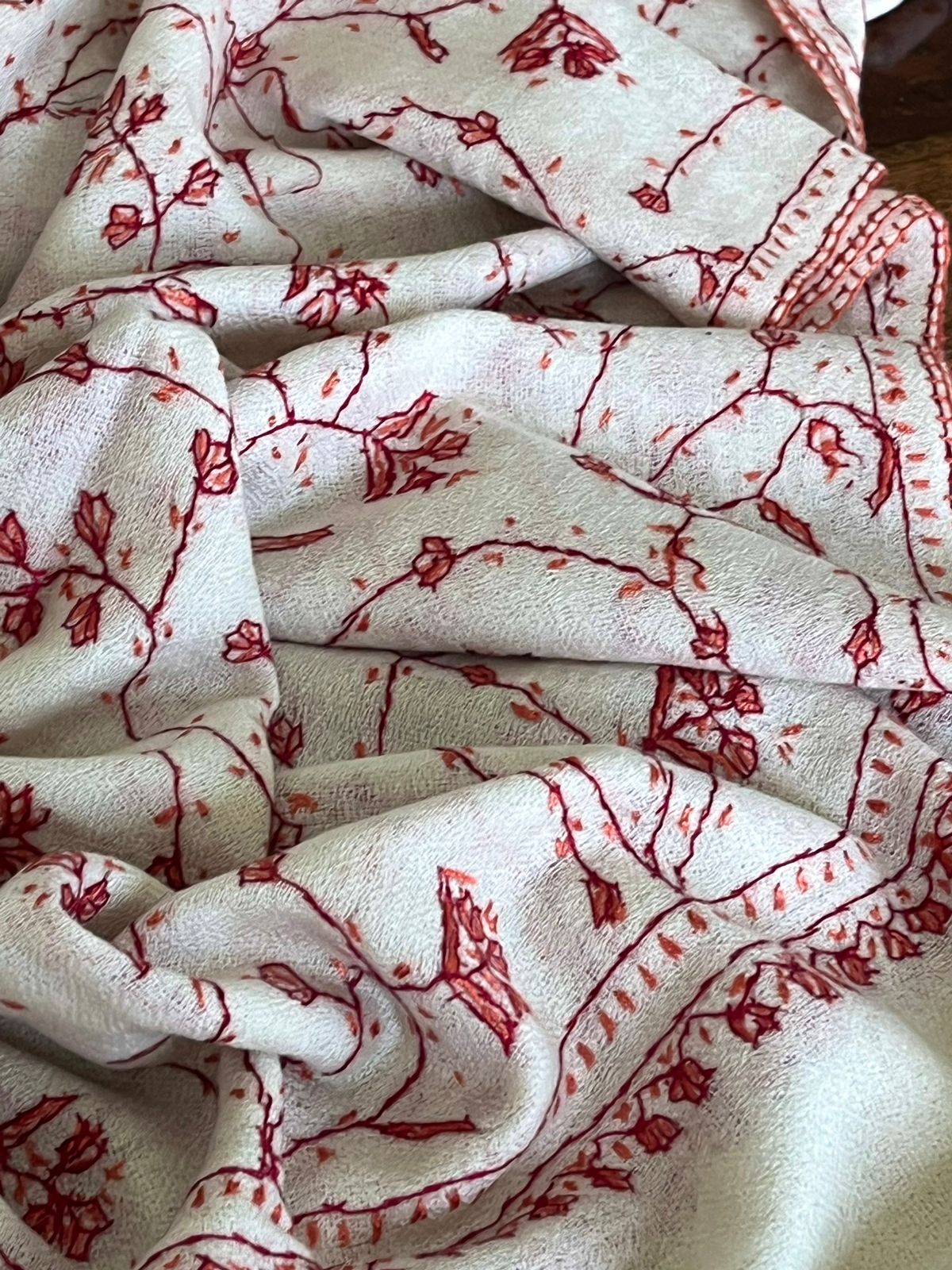 Beautiful Sozni Embroidered Handcrafted Woollen Stoles