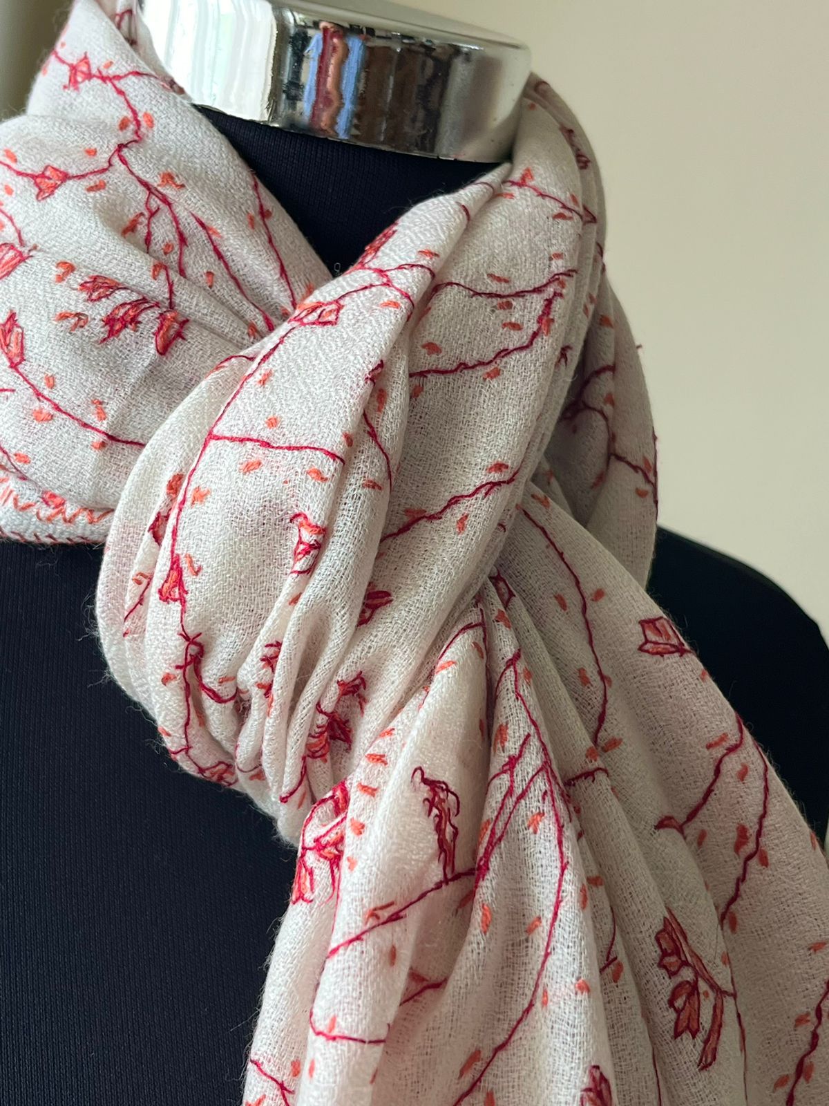 Beautiful Sozni Embroidered Handcrafted Woollen Stoles