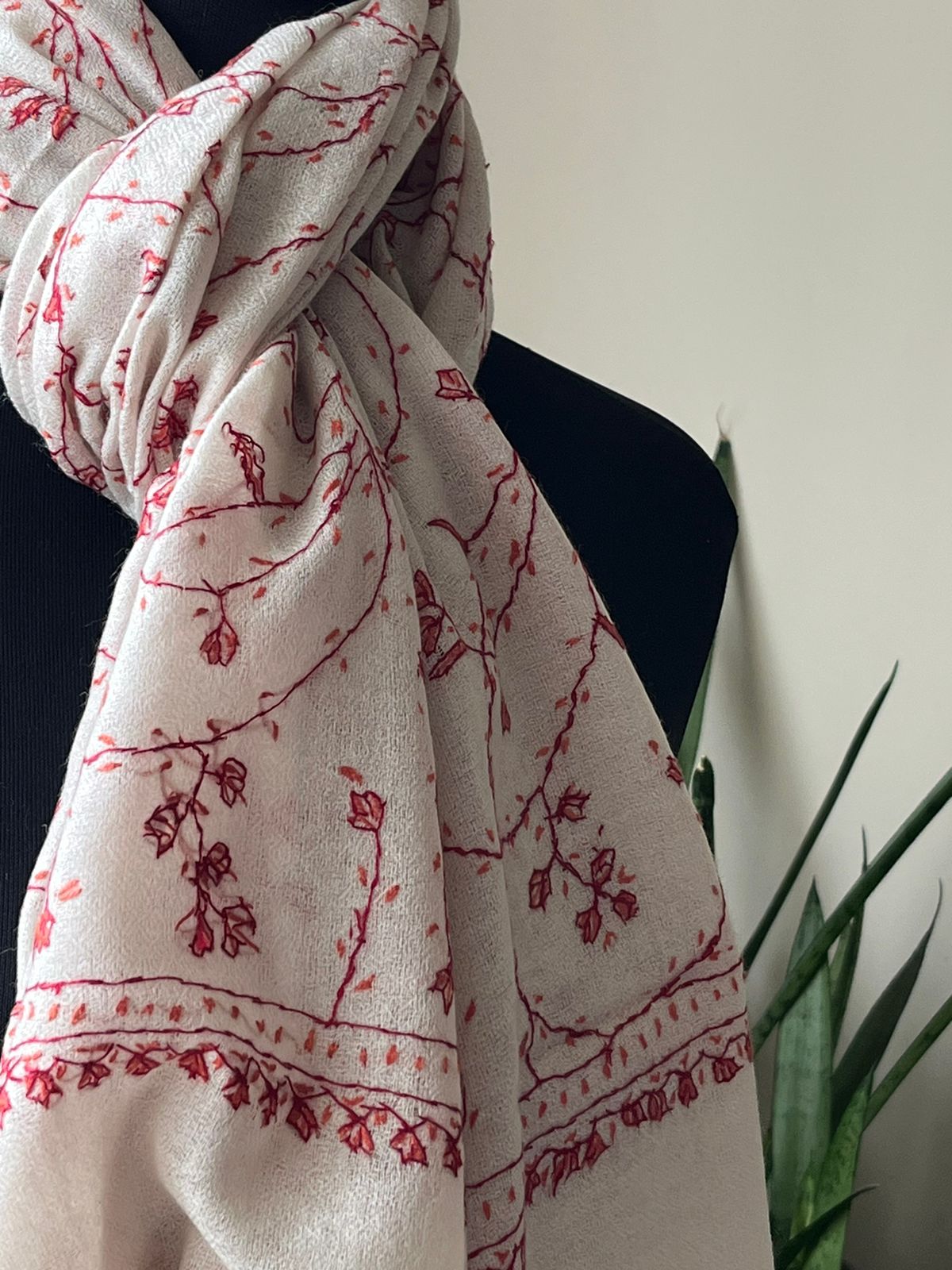 Beautiful Sozni Embroidered Handcrafted Woollen Stoles