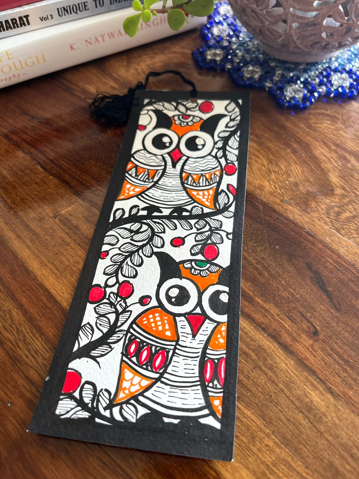 Bookmarks - Madhubani Handpainted - Set of 4