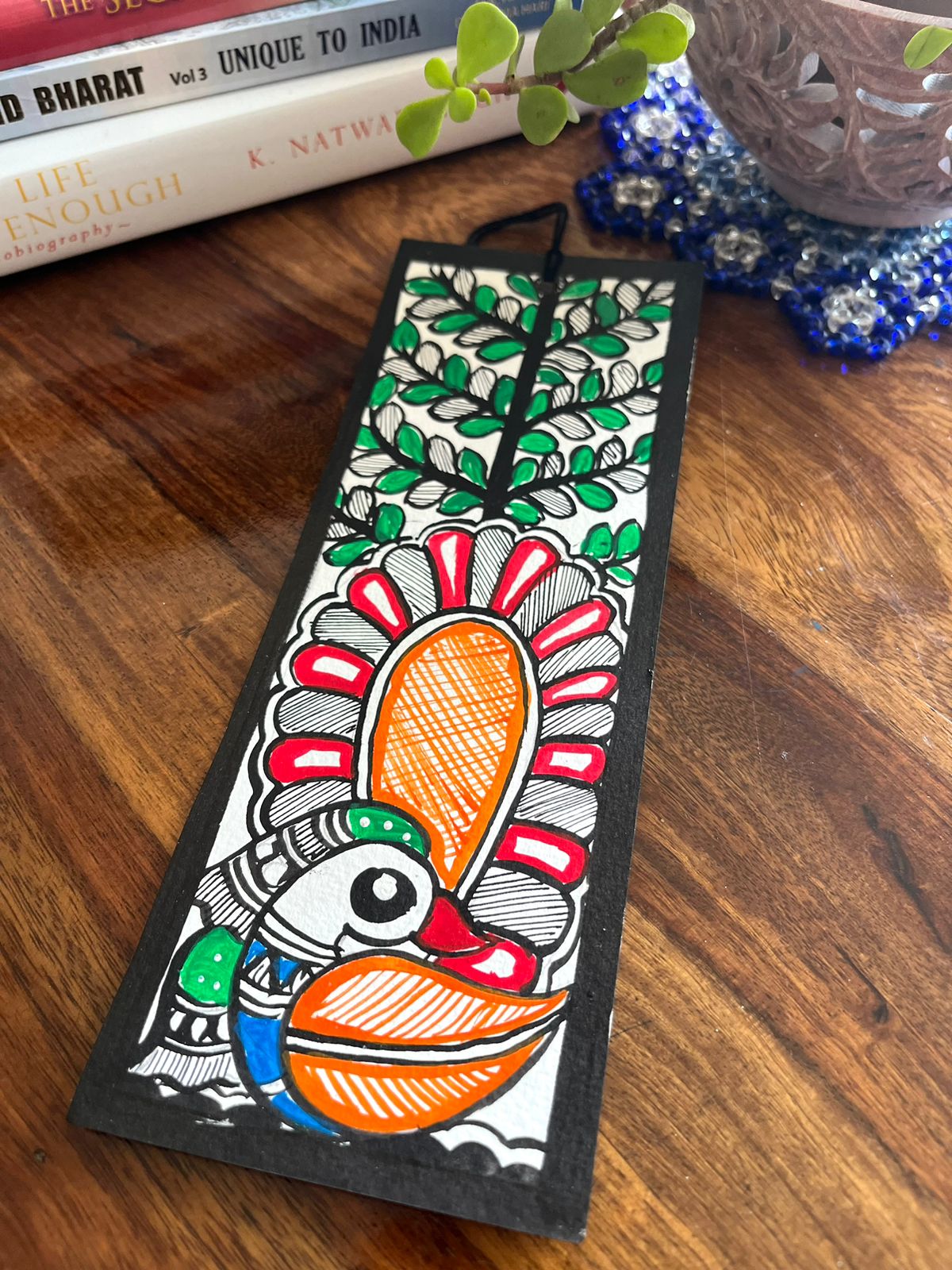 Bookmarks - Madhubani Handpainted - Set of 4