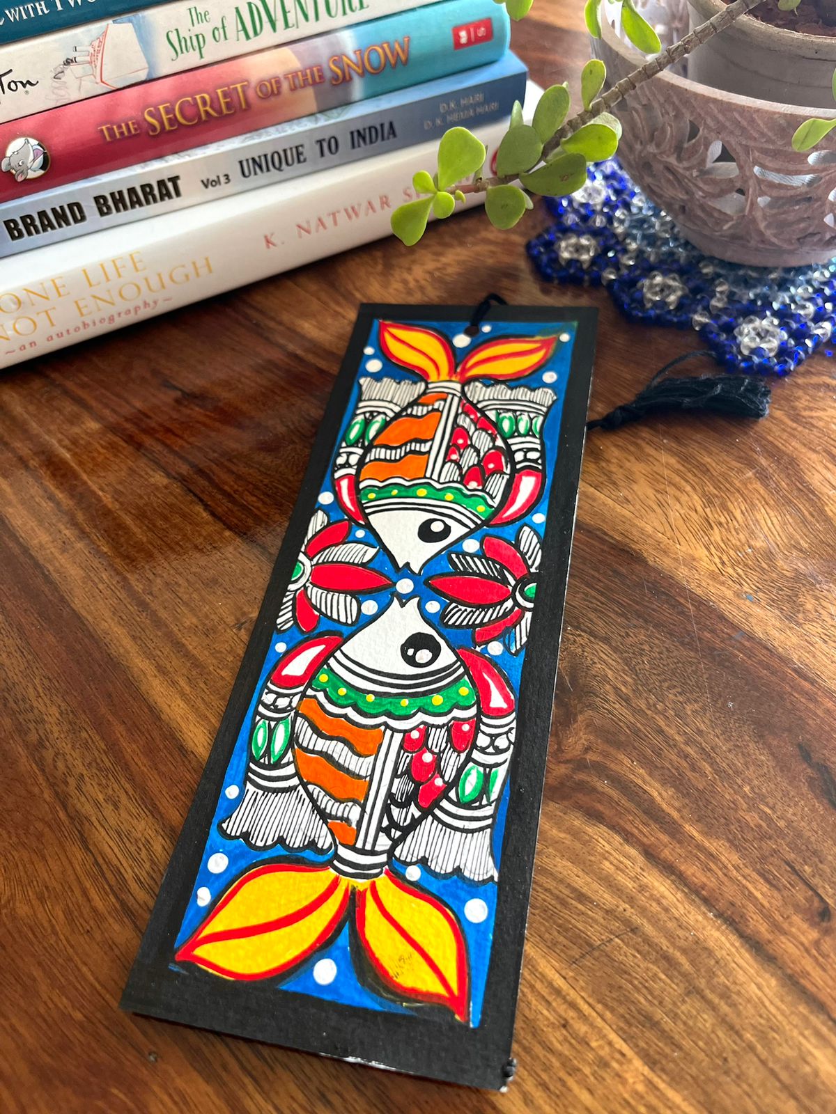 Bookmarks - Madhubani Handpainted - Set of 4