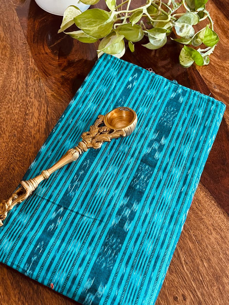 Pure cotton Handwoven Sambhalpuri Kurta - Azure Blue