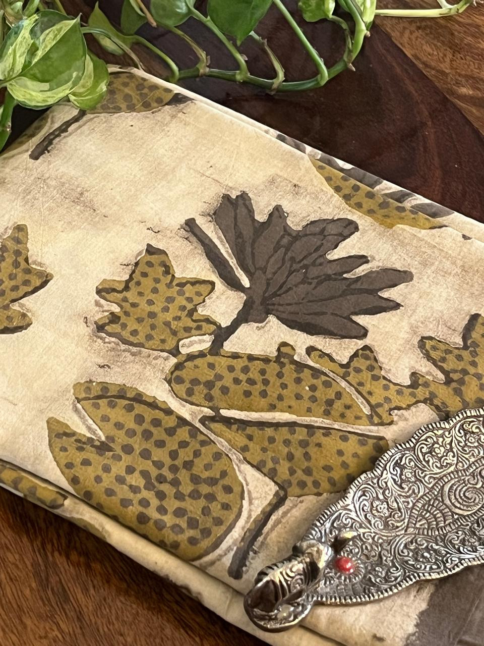 Pure Cotton Handblock Printed Kurta - 25mts - Beige