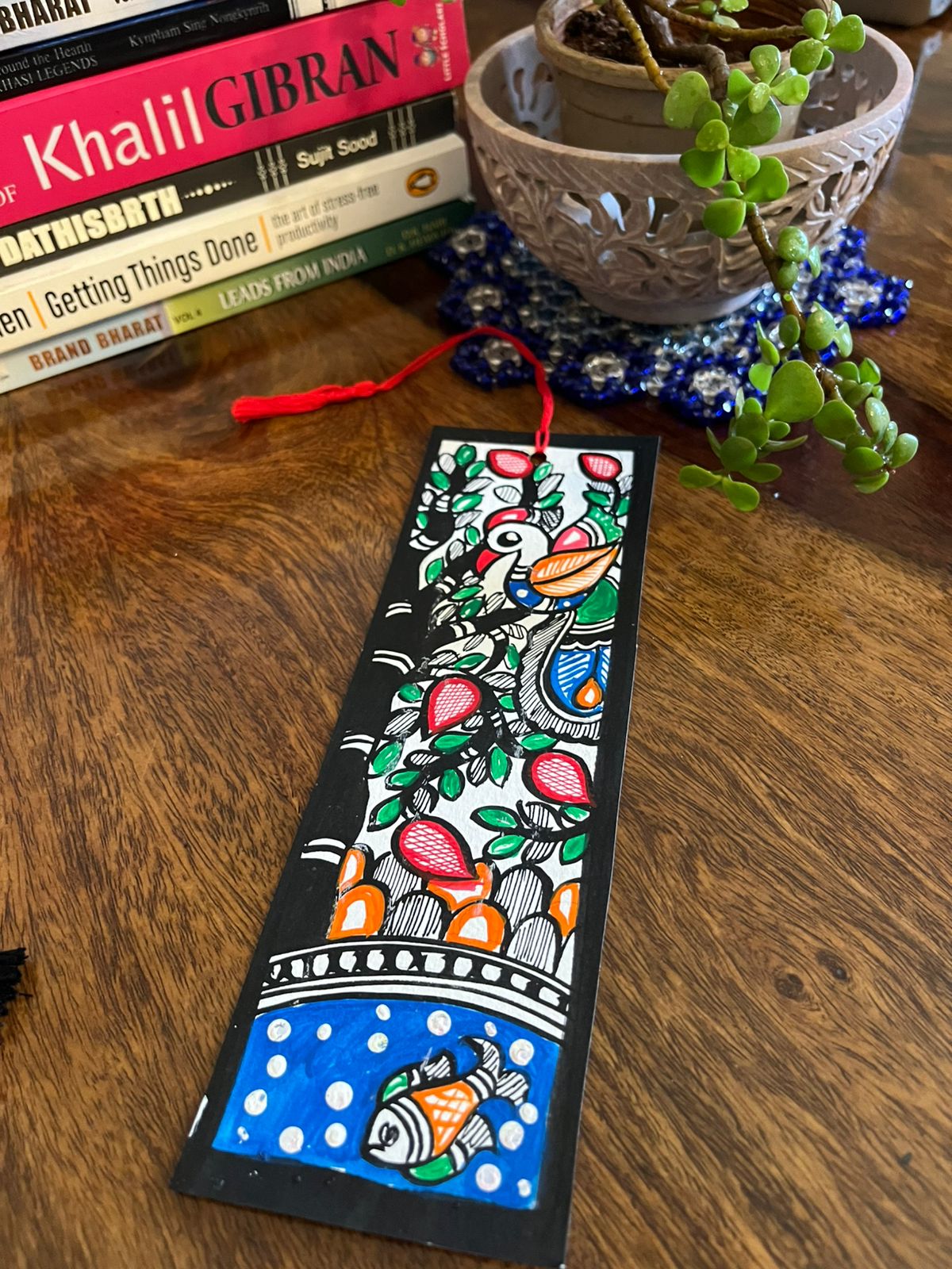 Bookmarks - Madhubani Handpainted - Set of 4