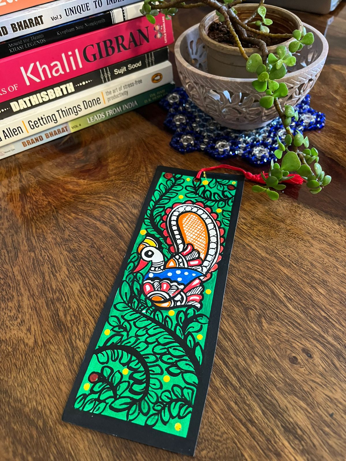 Bookmarks - Madhubani Handpainted - Set of 4