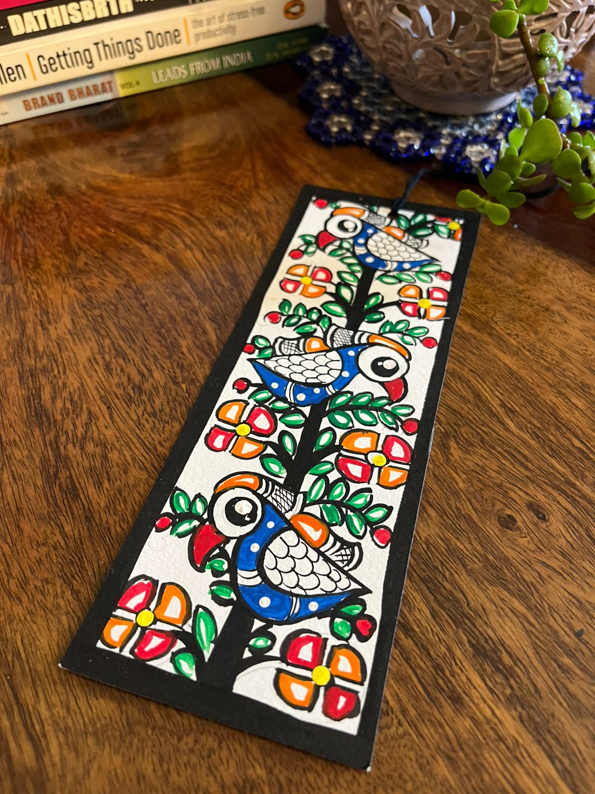 Bookmarks - Madhubani Handpainted - Set of 4