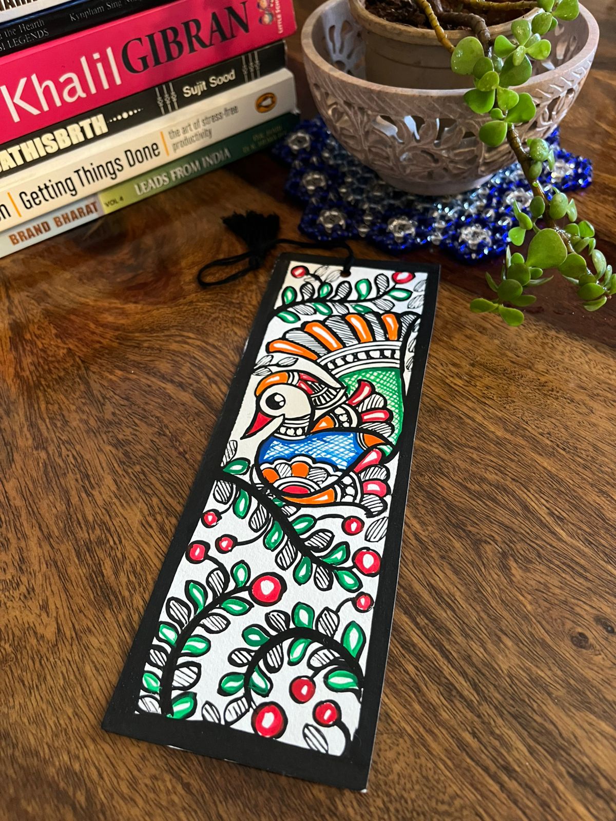 Bookmarks - Madhubani Handpainted - Set of 4