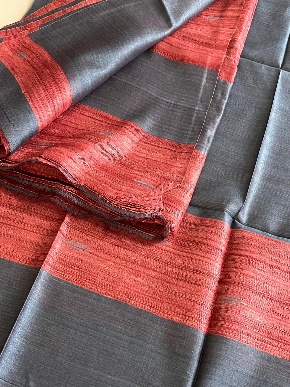 Pure Tussar Geecha Silk Handwoven Suits