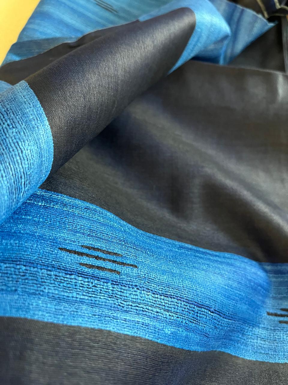 Pure Tussar Geecha Silk Handwoven Suits