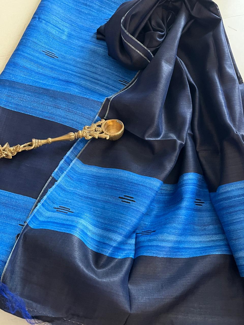 Pure Tussar Geecha Silk Handwoven Suits