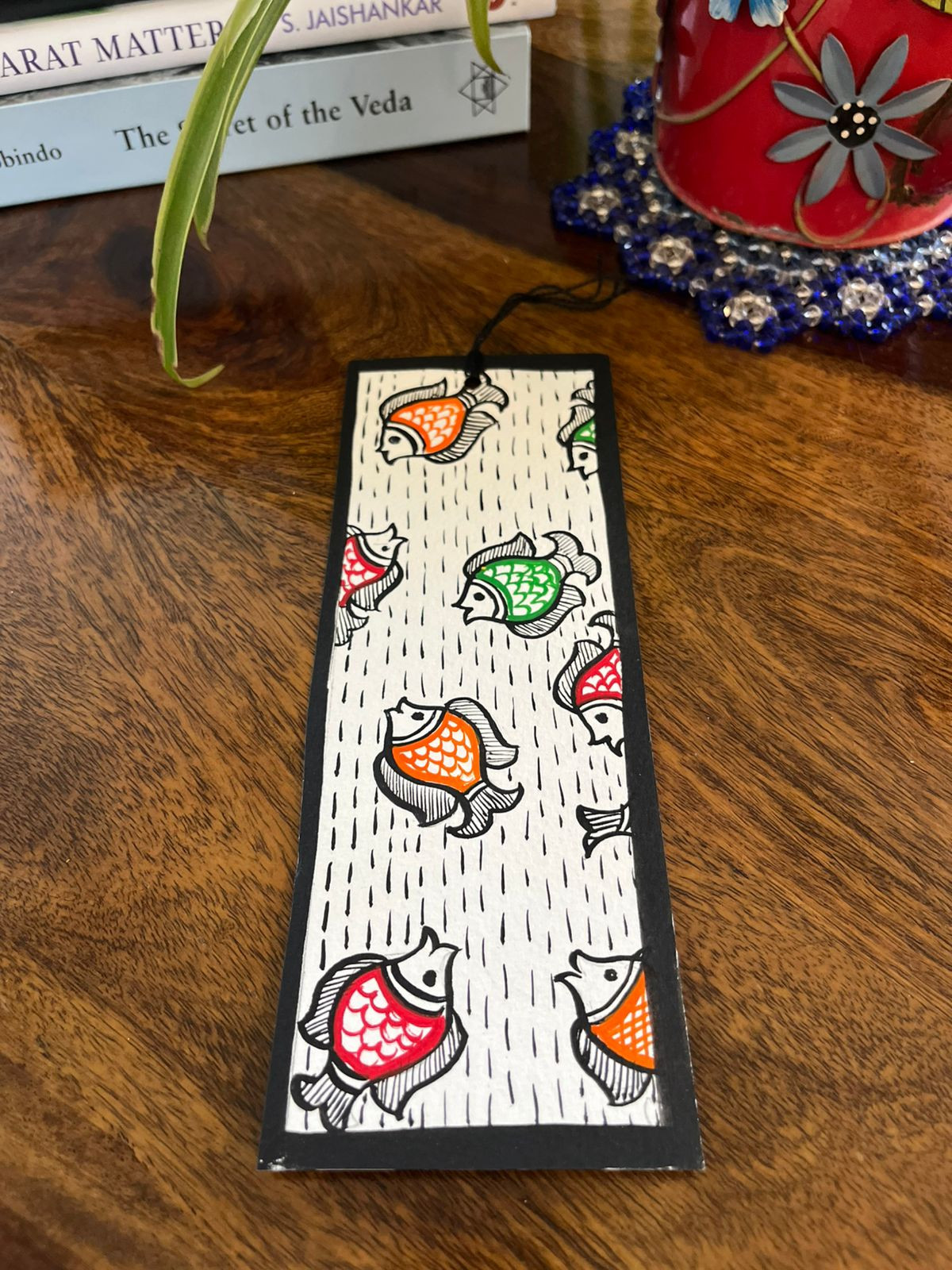 Bookmarks - Madhubani Handpainted - Set of 4