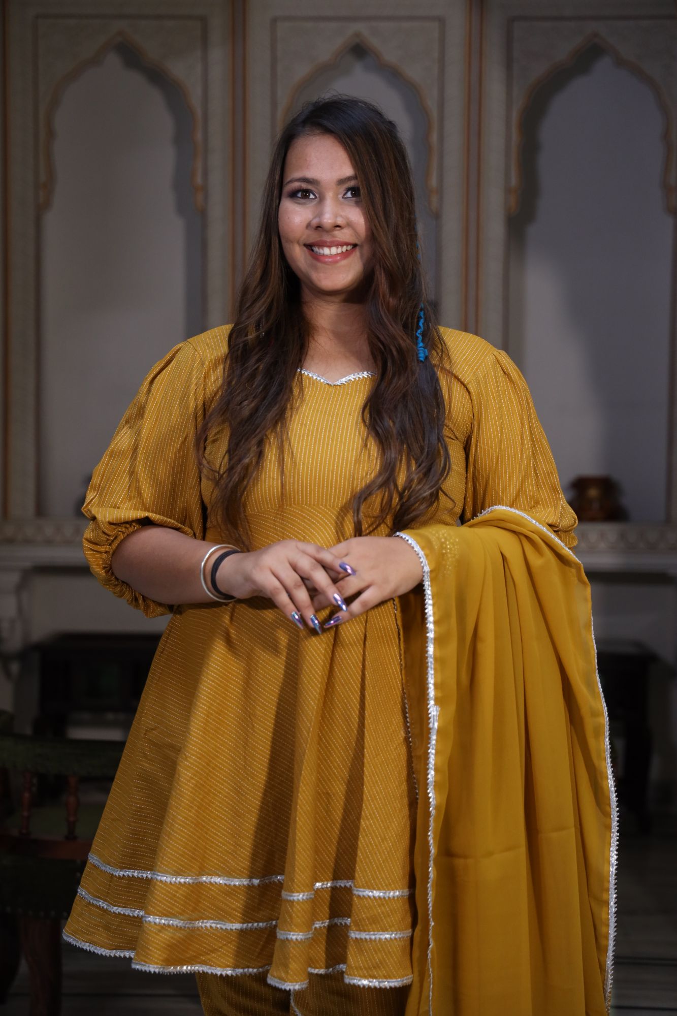 Mustard Yellow kurta set