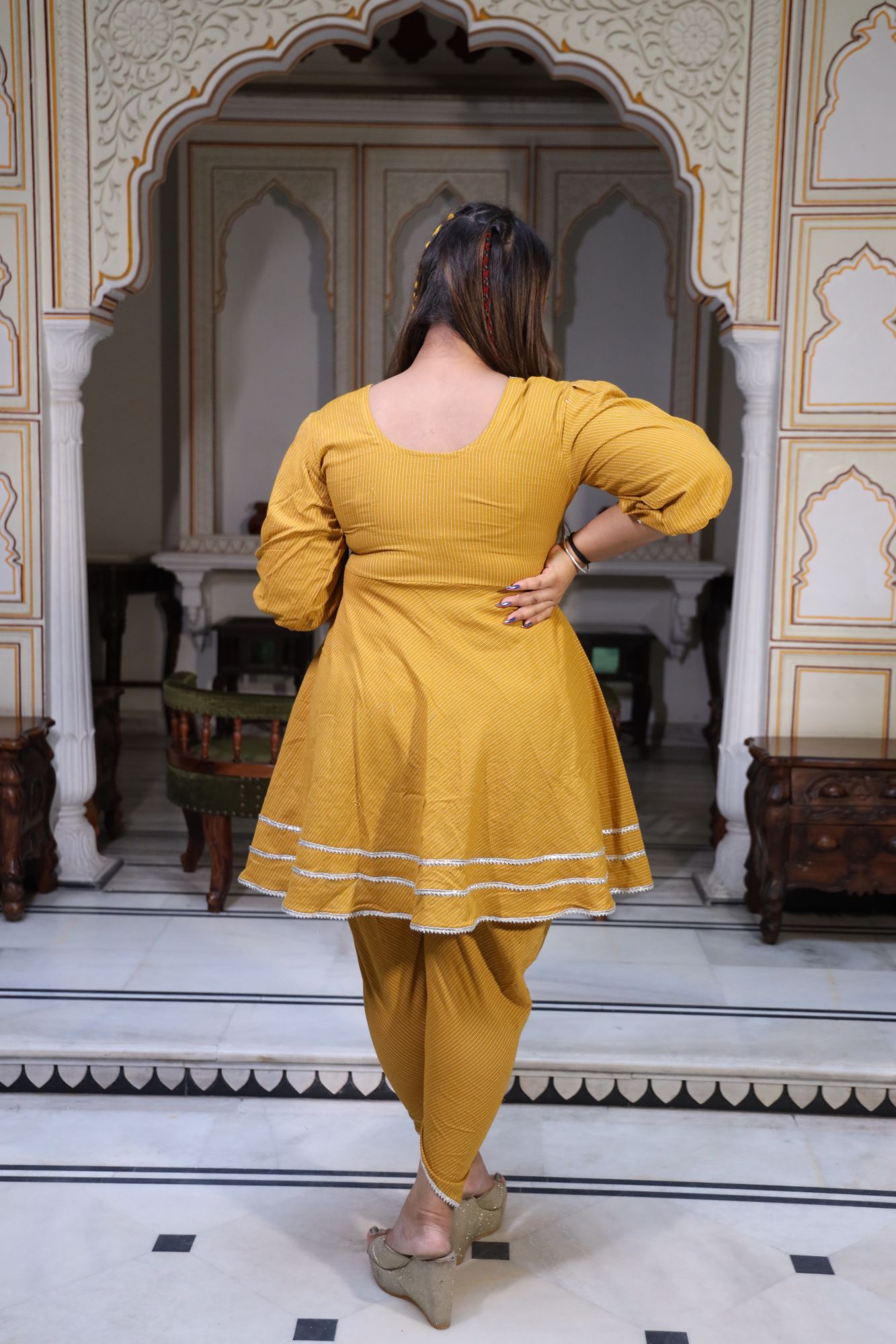 Mustard Yellow kurta set