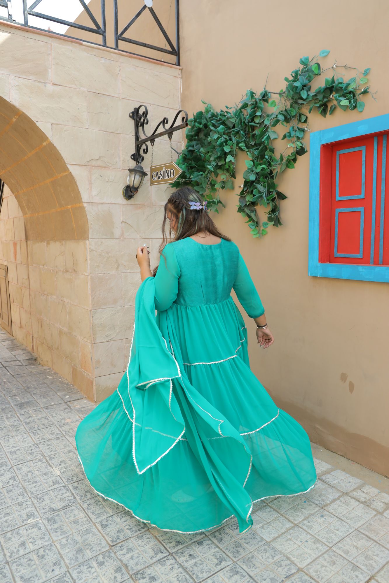 Mohini Handwork Anarkali Suit Set