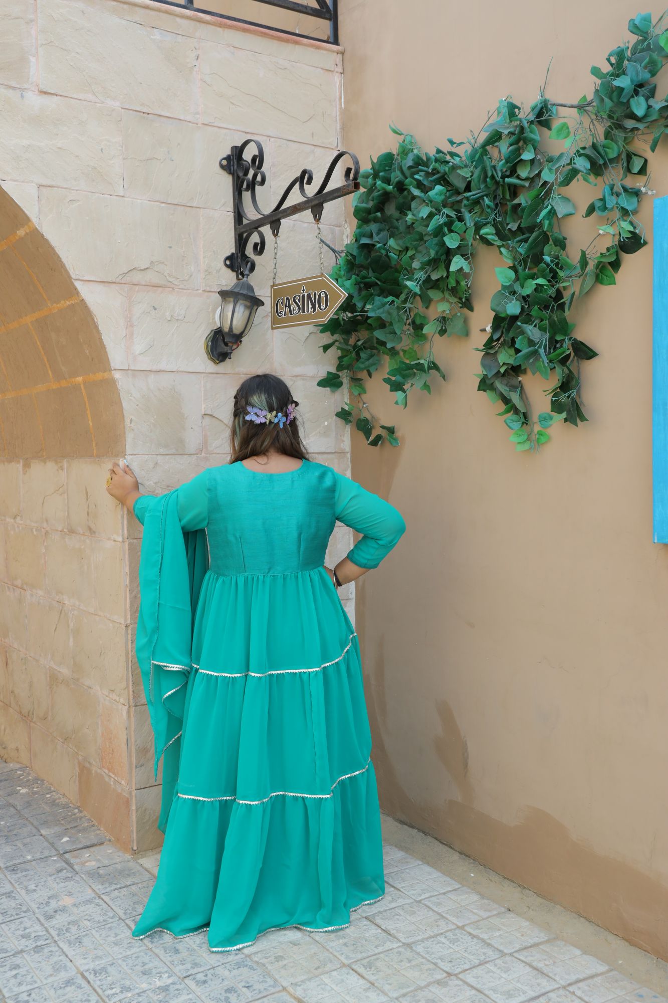 Mohini Handwork Anarkali Suit Set