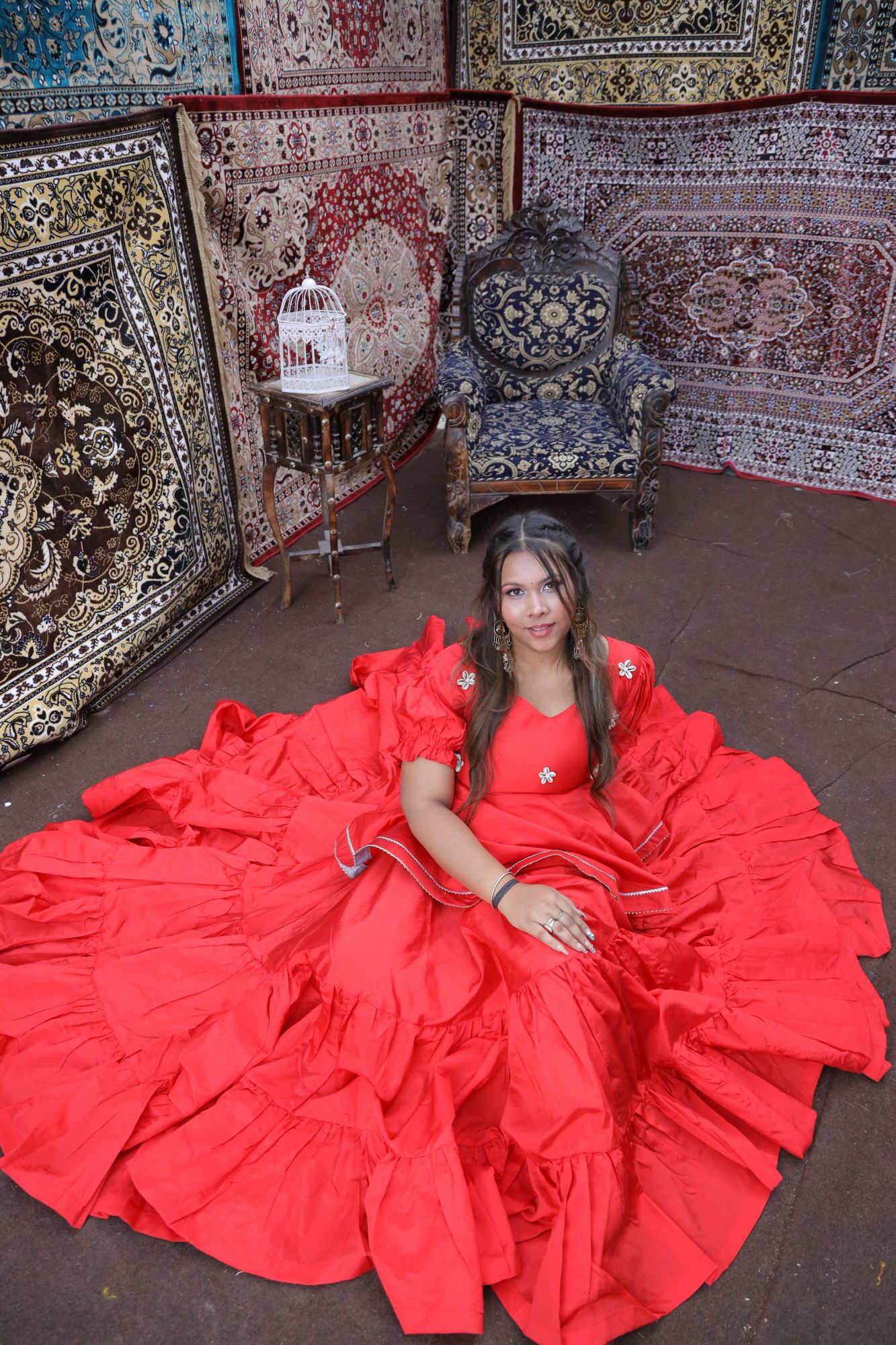 Red Love Lehenga Set