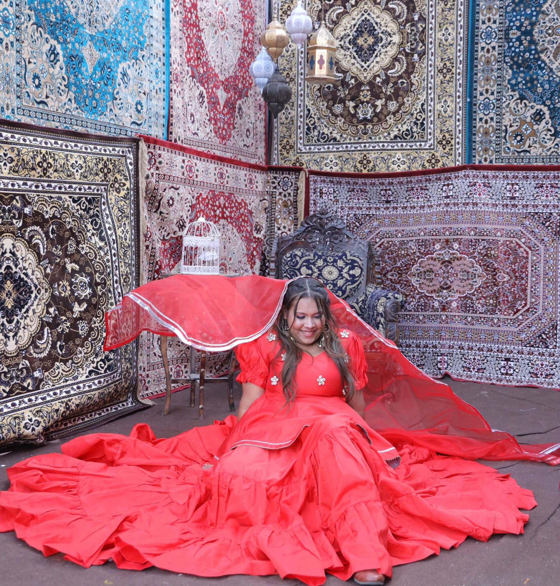 Red Love Lehenga Set