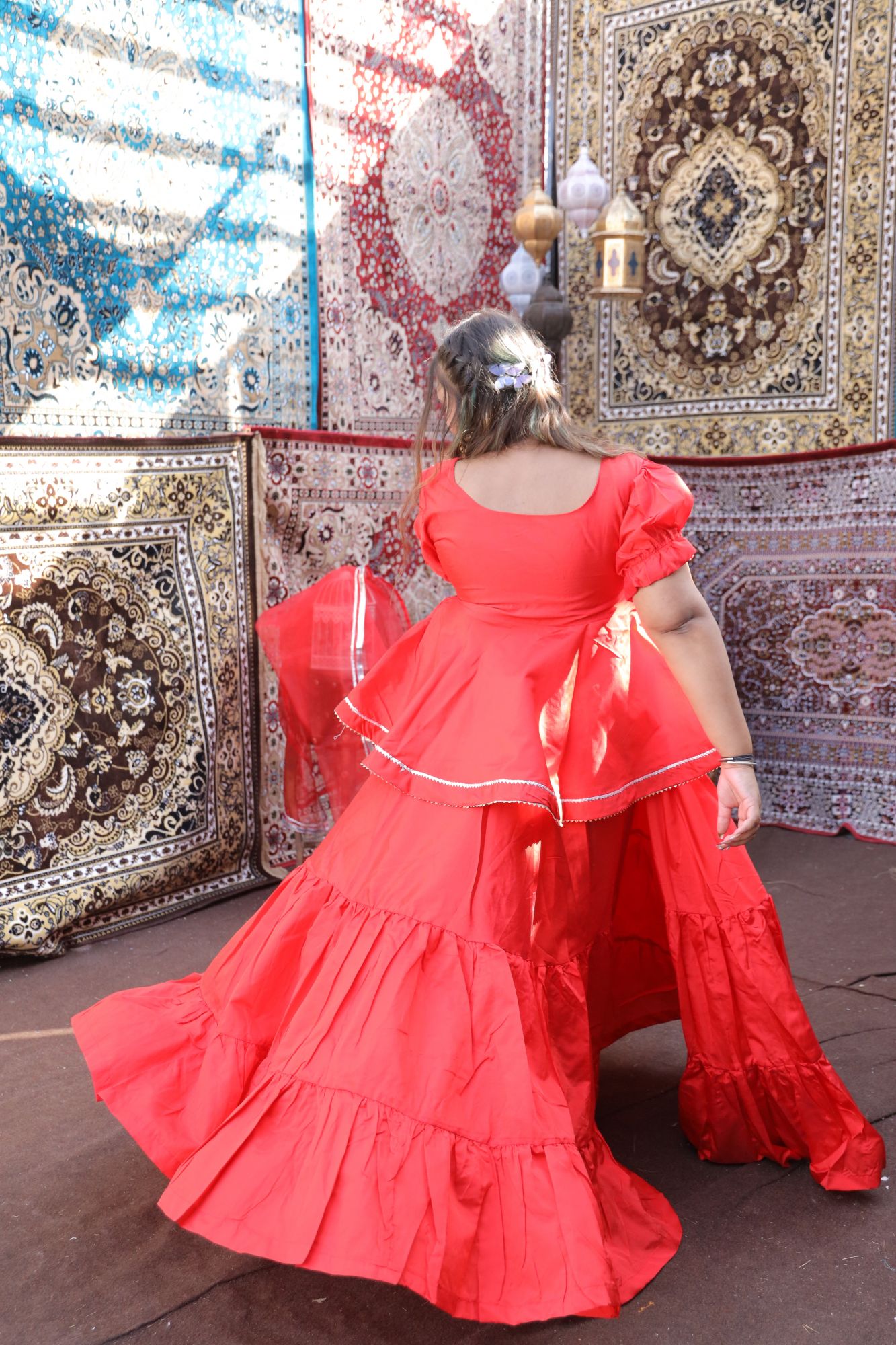 Red Love Lehenga Set