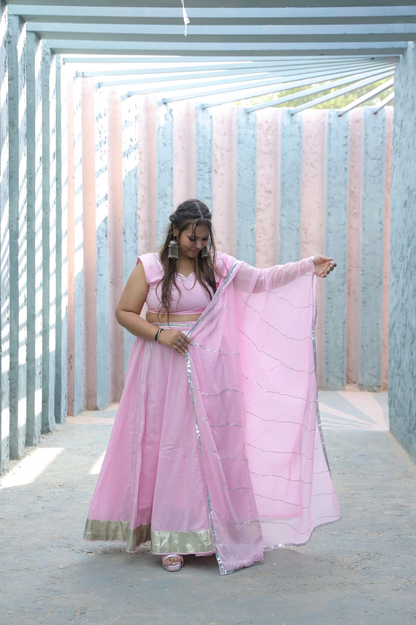 Baby Pink Lehenga Set