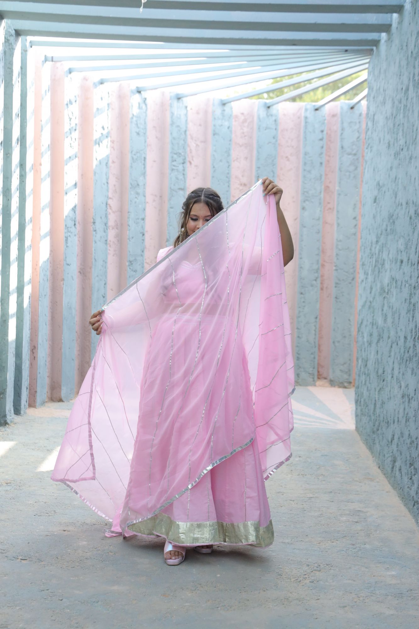 Baby Pink Lehenga Set