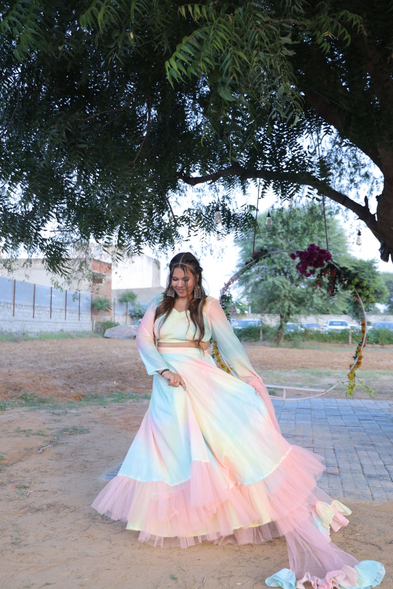 Rainbow Lehenga Set