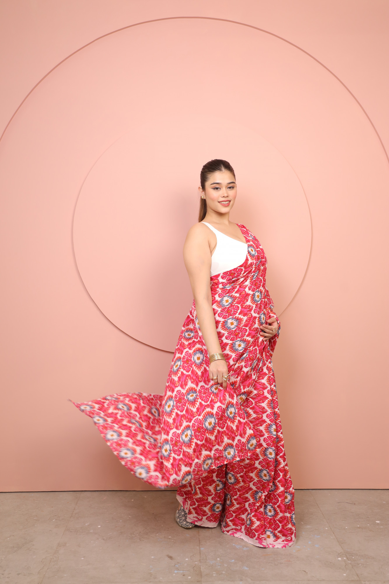 Rani Printed Cotton saree